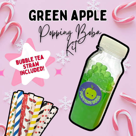 Green Apple Popping Boba Kit